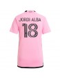 Inter Miami Jordi Alba #18 Heimtrikot für Frauen 2024-25 Kurzarm